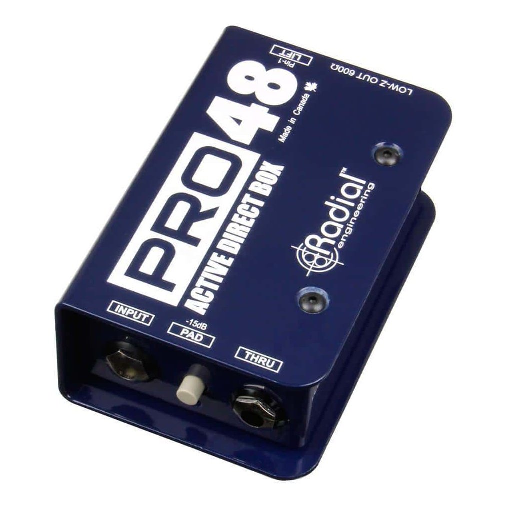 Radial PRO48 Actieve DI Box voor Instrumenten