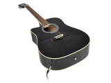 Richwood RD-12L-CEBK Akustikgitarre für Linkshänder 