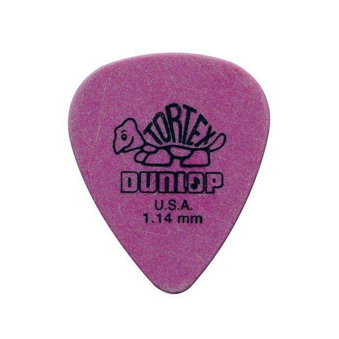 Dunlop 418-P-114 Tortex Plektren 12 Stück | 1,14 mm