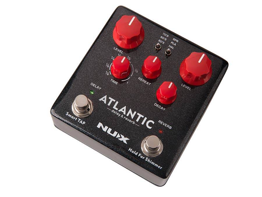 NUX NDR-5 Verdugo-Serie digitales Delay+Reverb mit Effektschleife ATLANTIC 