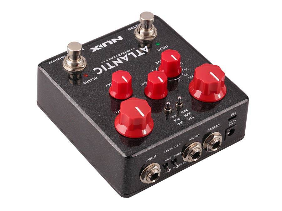 NUX NDR-5 Verdugo-Serie digitales Delay+Reverb mit Effektschleife ATLANTIC 