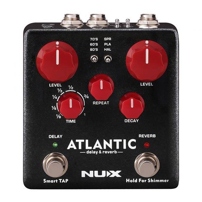 NUX NDR-5 Verdugo-Serie digitales Delay+Reverb mit Effektschleife ATLANTIC 