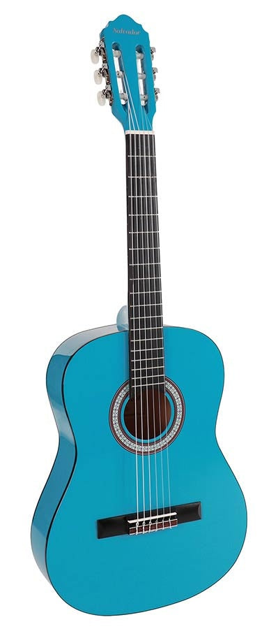 Salvador Kids Series CG 134 Blaue Konzertgitarre