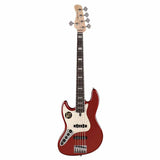 Sire Marcus Miller V7-5 Erle Bright Metallic Red E-Bass für Linkshänder