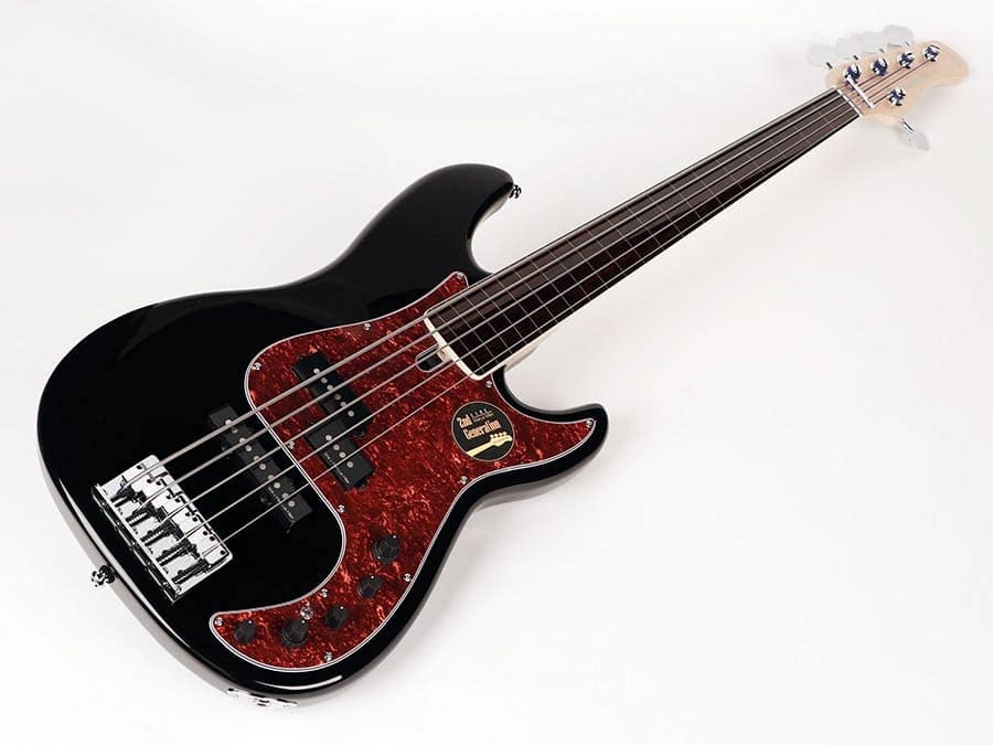 Vater Marcus Miller P7 5 Alder Fretless Black