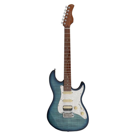 Sire Larry Carlton S7 Flamed Maple Transparent Blue