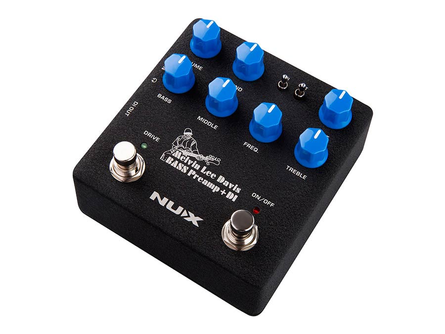 Nux NBP-5 Basgitaar Voorversterker Pedal MELVIN LEE DAVIS SIGNATURE