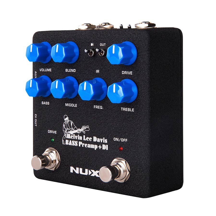 Nux NBP-5 Basgitaar Voorversterker Pedal MELVIN LEE DAVIS SIGNATURE