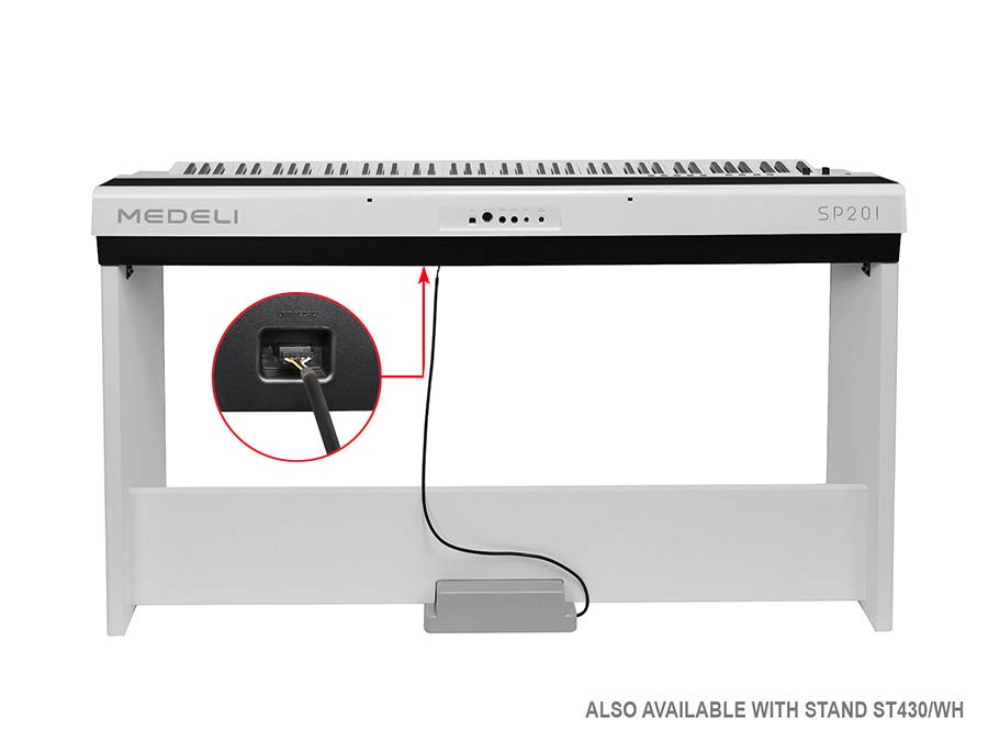 Medeli SP201/WH Digitale Piano Wit