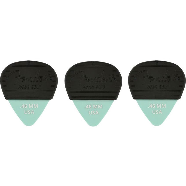 Fender MOJOGRIP PICKS 351 Shape Plectrums .46mm 3-Pack Blauw