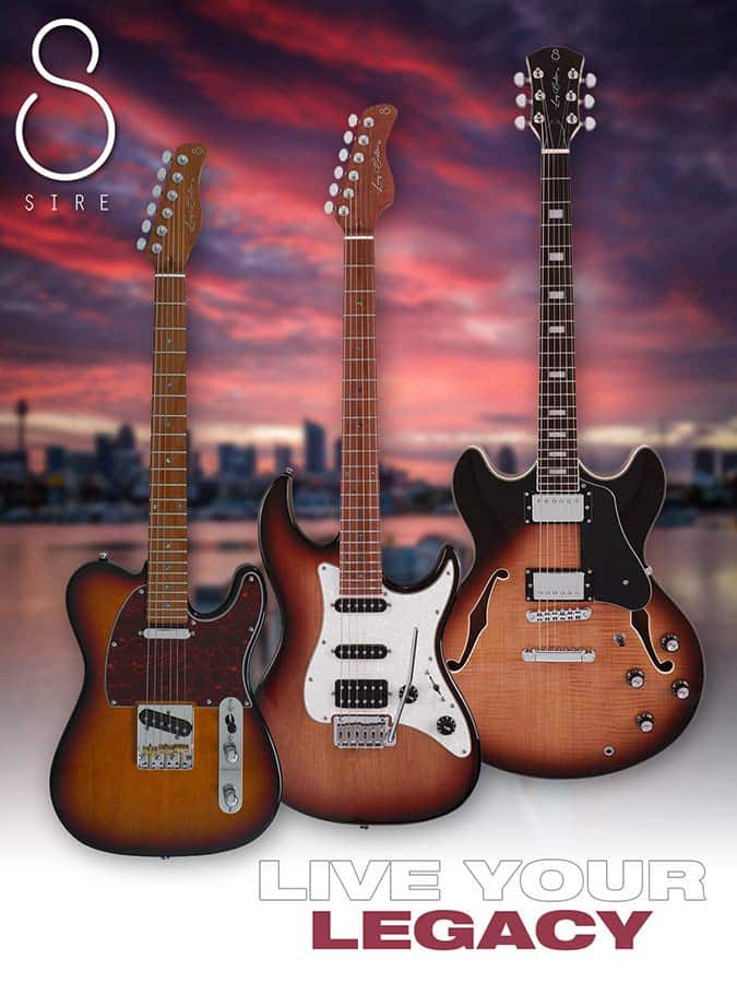 Vater Larry Carlton T7 3-Tone Sunburst Telecaster E-Gitarre