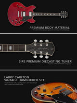 Sire Larry Carlton H7 E-Gitarre Weiß