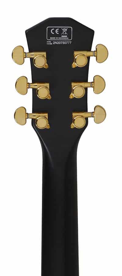 Vater Larry Carlton L7 schwarze E-Gitarre