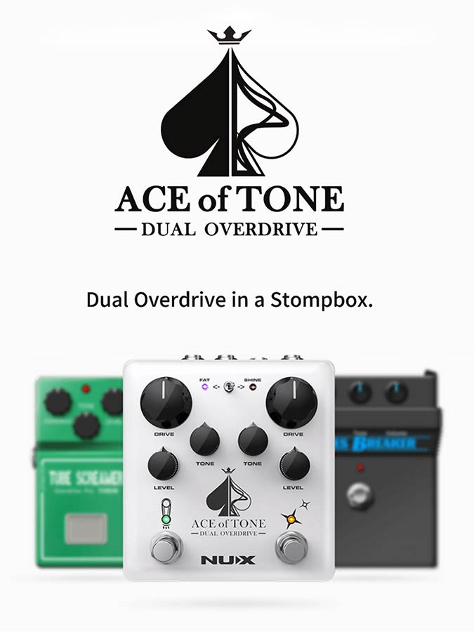 Nux NDO-5 Overdrive Pedal ACE OF TONE