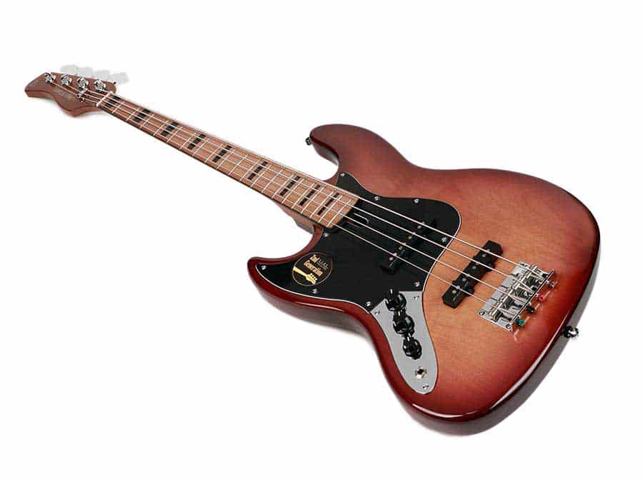 Sire Marcus Miller V5-4 Alder Tobacco Sunburst E-Bass für Linkshänder