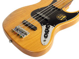 Vater Marcus Miller V5-4 Erle natur Fretless E-Bass