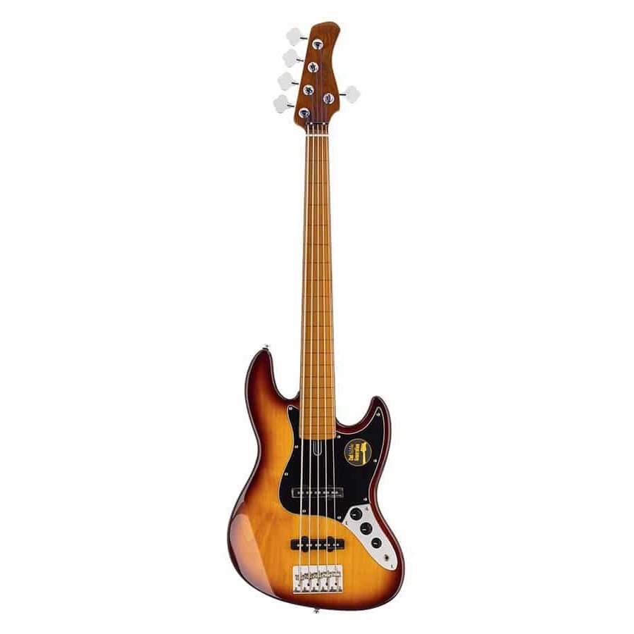 Vater Marcus Miller V5-5 Alder Tobacco Sunburst Fretless E-Bass