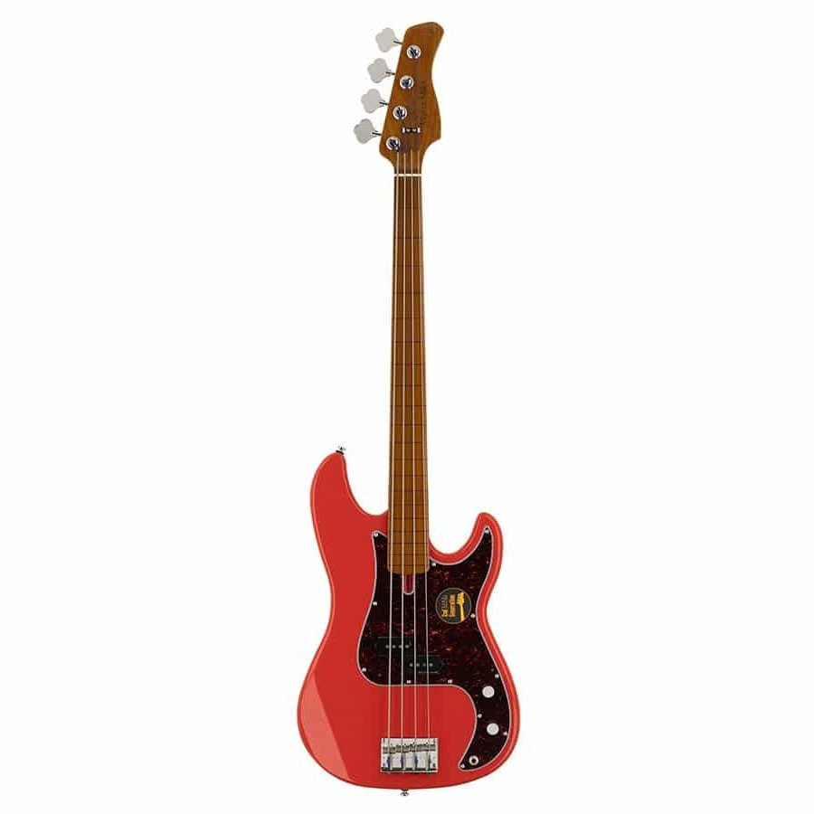 Vater Marcus Miller P5-4 Alder Red Fretless