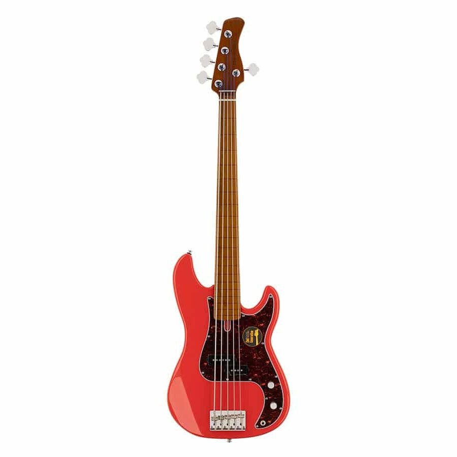 Vater Marcus Miller P5-5 Alder Red Fretless