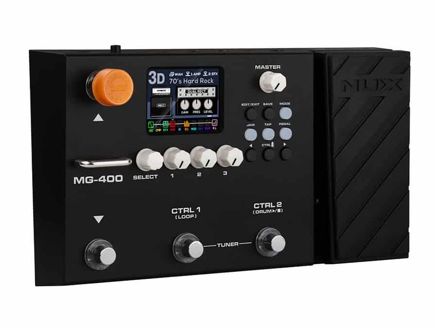 Nux MG-400 Multieffektpedal für Gitarre/Bass