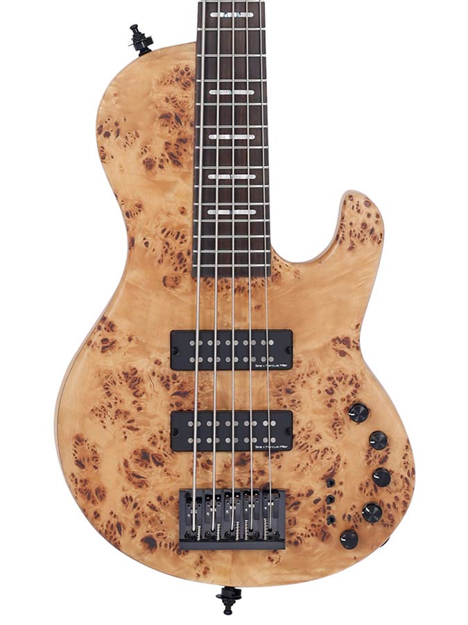 Sire Marcus Miller F10-5 Naturel Satin Met Koffer Elektrische Basgitaar