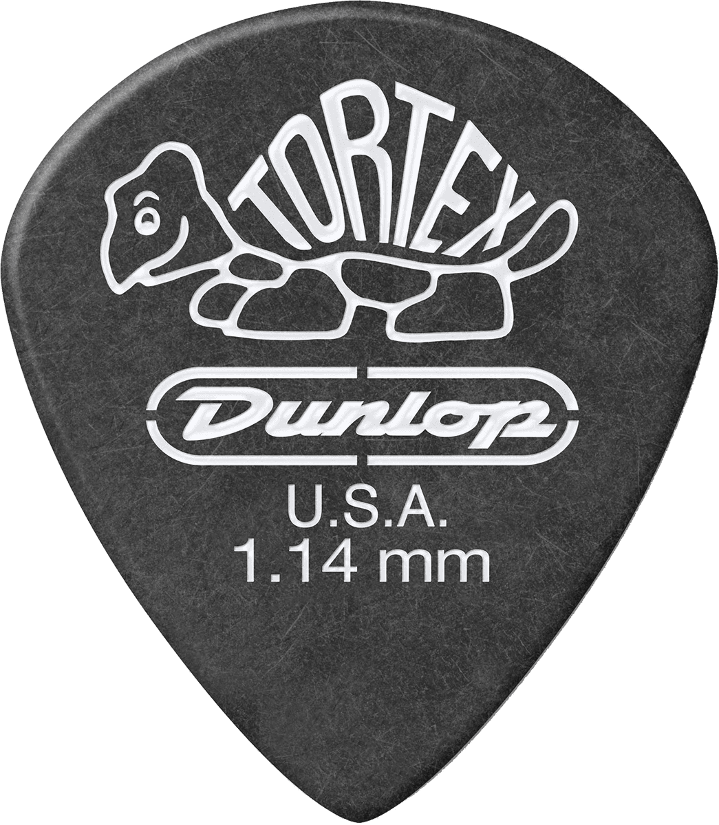Dunlop 482-P-114 Tortex Plektren 12 Stück | 1,14 mm