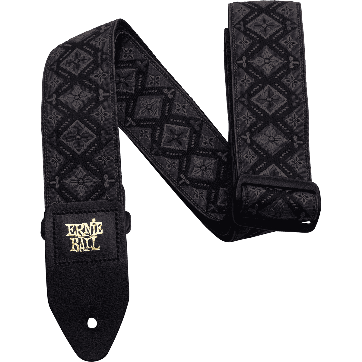 Ernie Ball 4093 Gitarrengurt Regal Schwarz