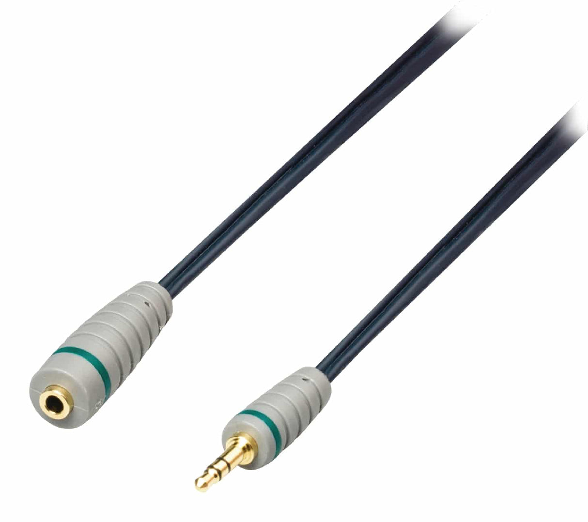 Bandridge Stereo-Audio-Verlängerungskabel 3,5-mm-Stecker | 2 Meter 