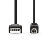 Nedis USB 2.0-Kabel USB-A-Stecker auf USB-B-Stecker | 1 Meter 