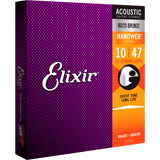 Elixir 11152 80/20 Brons 12-snarig 10-47 Akoestisch Nanoweb Light