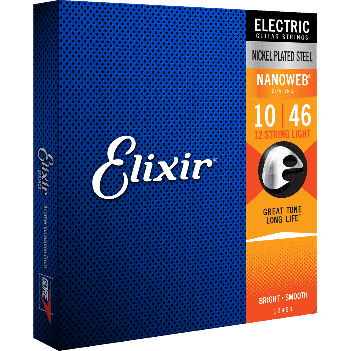 Elixir 12450 Nickel Plated Steel Nanoweb 10-46