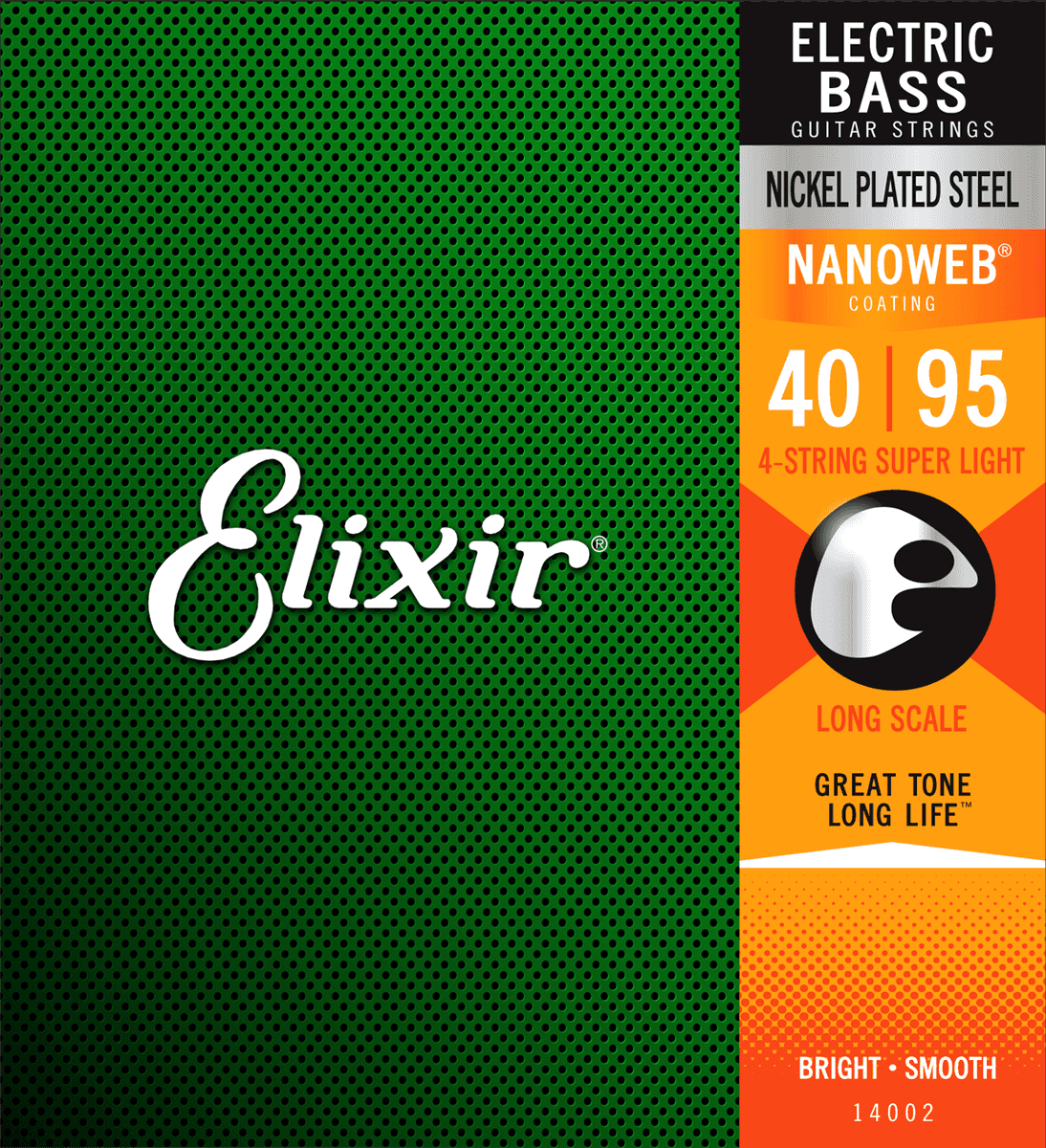 Elixir 14002 40-95 voor 4-snarige Basgitaar