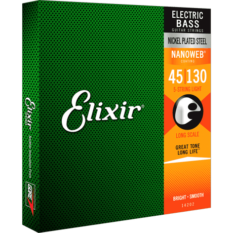 Elixir 14202 45-130 voor 5-snarige Basgitaar