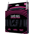 Ernie Ball 6044 gekrulde instrumentkabel zwart | 9 Meter