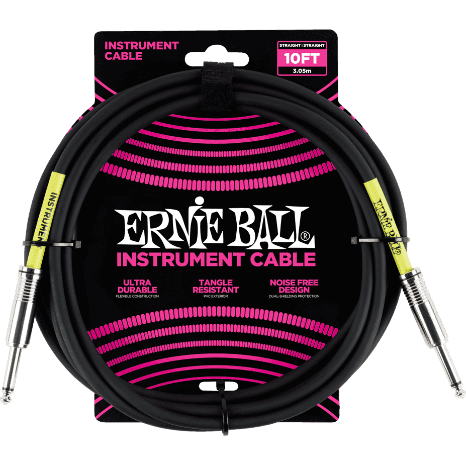 Ernie Ball 6048 Instrumentenkabel Schwarz | 3 Meter