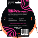 Ernie Ball 6079 Instrumentenkabel Orange gewebt | 3 Meter