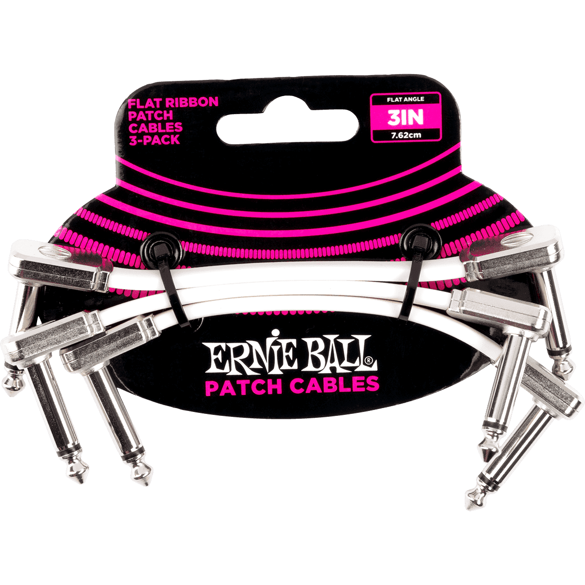 Ernie Ball 6384 Patchkabel-Flachband-Set | 7,5 cm