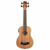 Cascha Bass-Ukulele Mahagoni mit Bezug