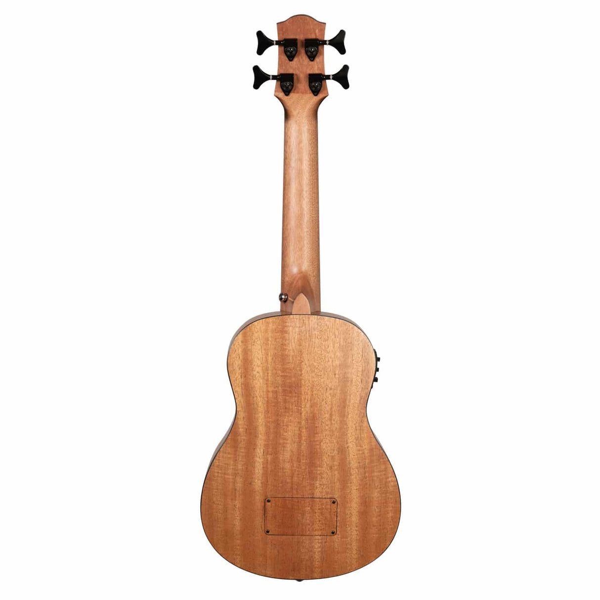 Cascha Bass-Ukulele Mahagoni mit Bezug