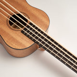 Cascha Bass-Ukulele Mahagoni mit Bezug