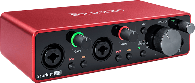 Focusrite Scarlett 2i2 USB-Audio-Interface der 3. Generation