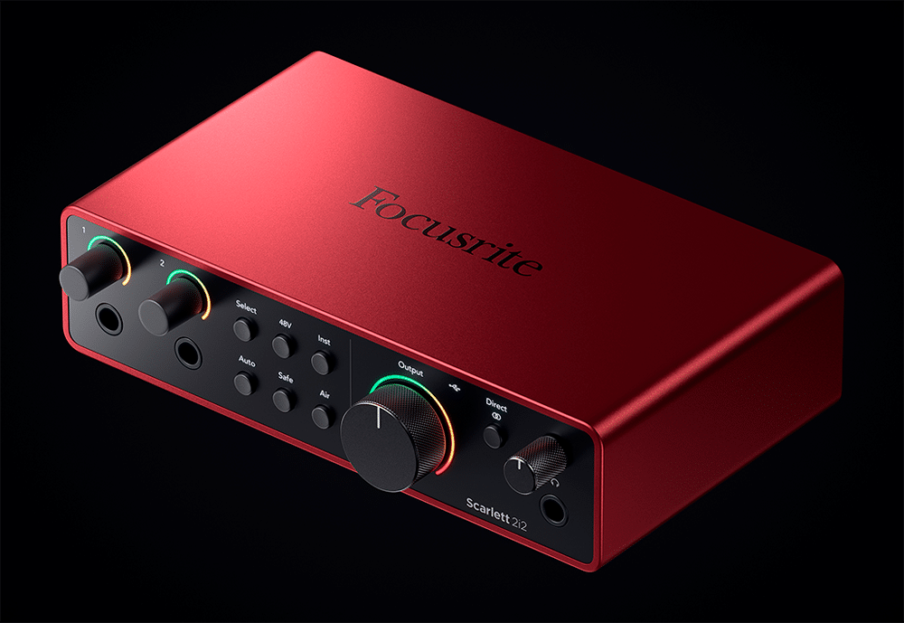 Focusrite Scarlett 2i2 4th Gen USB Audio Interface