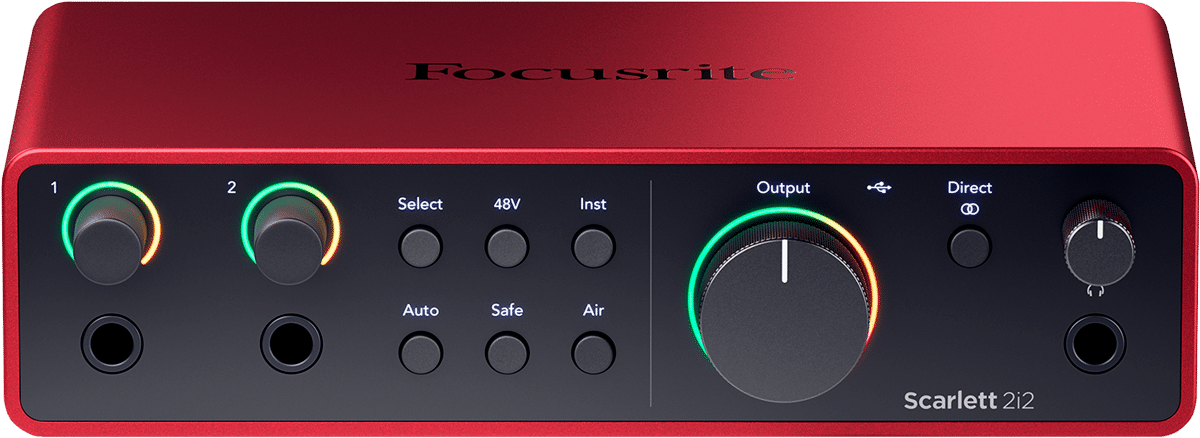 Focusrite Scarlett 2i2 USB-Audio-Interface der 4. Generation