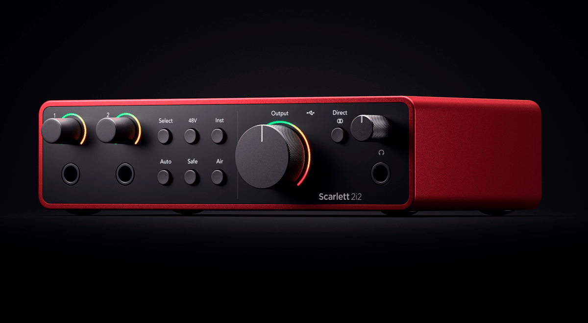 Focusrite Scarlett 2i2 4th Gen USB Audio Interface