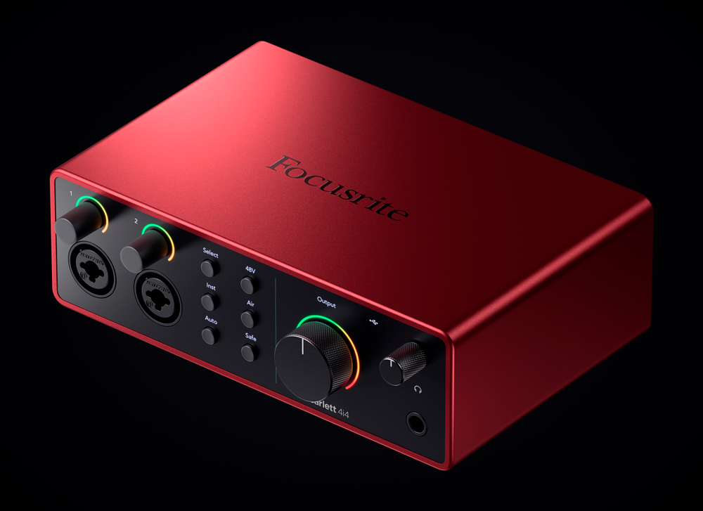 Focusrite Scarlett 4i4 4th Gen USB Audio Interface