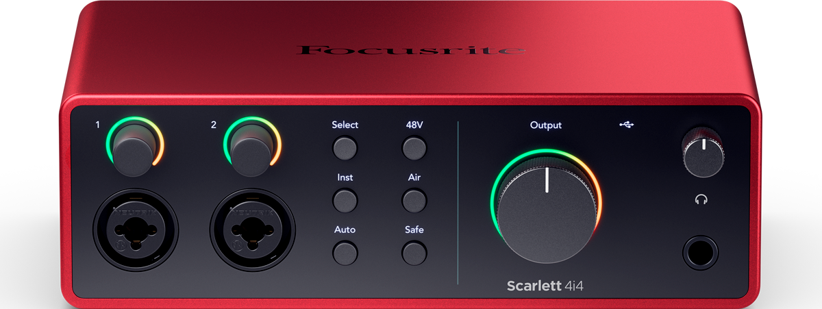 Focusrite Scarlett 4i4 USB-Audio-Interface der 4. Generation