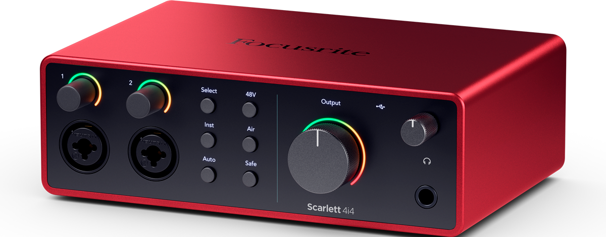 Focusrite Scarlett 4i4 USB-Audio-Interface der 4. Generation