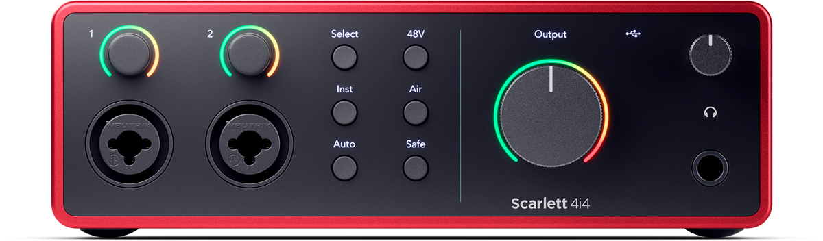 Focusrite Scarlett 4i4 USB-Audio-Interface der 4. Generation