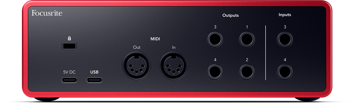 Focusrite Scarlett 4i4 USB-Audio-Interface der 4. Generation