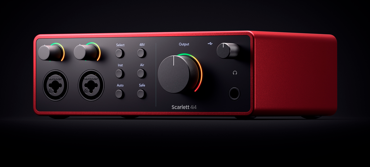 Focusrite Scarlett 4i4 4th Gen USB Audio Interface